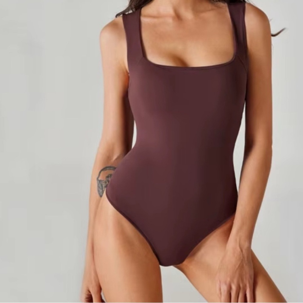 Aerie ‘Smoothiez’ Brown One-Piece bodysuit